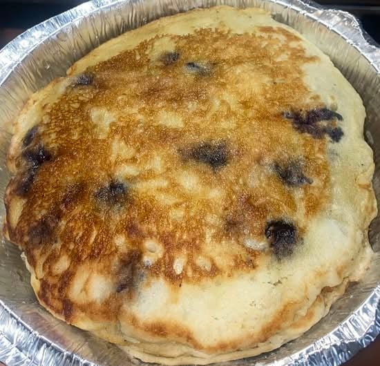 Blueberry Pancakes.