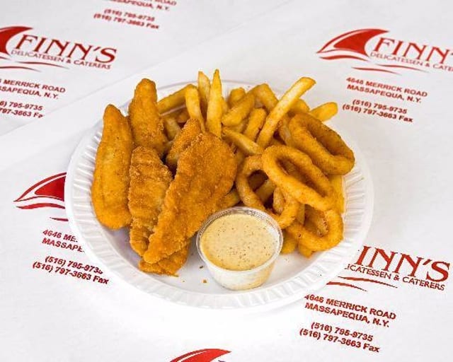 5Pc Chicken Fingers with Fries.